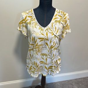 Anthropologie t. La cheetah shirt NWT size small